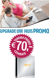 Ontvang 70€ terug op het TaHoma abonnement