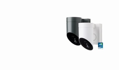 Caméra de surveillance Somfy® avec sirène, grise