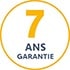 7 jaar garantie label