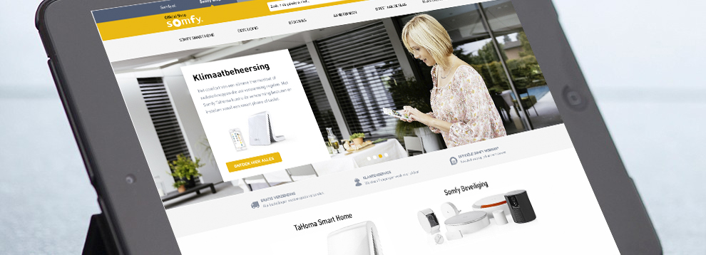 Online bestellen Somfy Smart Home producten